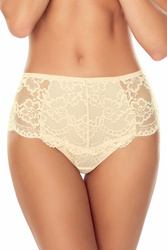 Lapinee 5039 Elif wysokie stringi wygodne dopasowanie beż