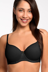 Biustonosz usztywniany Bella Misteria 6-13 Miękki dotyk czarny