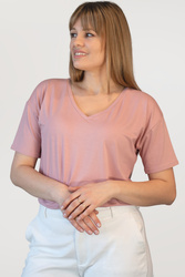 Koszulka klasyczna Babell Patty różowy