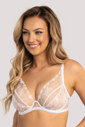 Biustonosz miękki Unikat Rubi biały