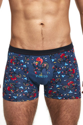 Cornette Tattoo Porto 280/188 Majtki bokserki, granat