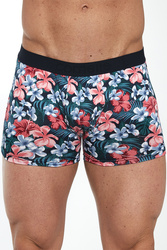 Majtki bokserki Cornette High Emotion 508/136 zielono-różowy