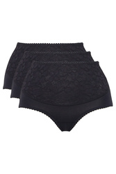 Figi modelujące Mitex Ala 3-pak czarny