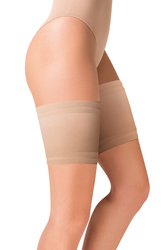 Gabriella Satynowa opaska na uda Code 510 Wyrób pończoszniczy opaski na uda, beige