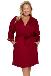 Szlafrok Doctor Nap SWW.7261 burgundy red