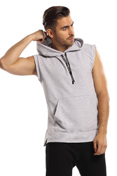 Bluza nierozpinana Reviver F5551 szary