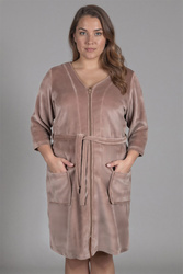 Szlafrok Vivisence 5011 beżowy