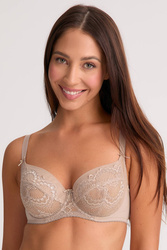 Biustonosz miękki Bella Misteria 58-125 Perła Wschodu perłowy