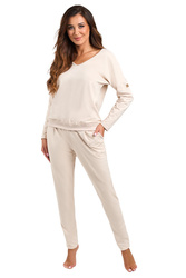 Dres homewear Italian Fashion Karina dł.r. dł.sp. beżowy