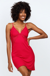 Nocna koszulka Dkaren Zuwena czerwony