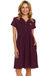 Koszula Doctor Nap TCB.5336 burgundy