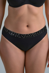 Kostium kąpielowy figi Vivisence 3230M czarno-srebrny