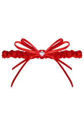 Wyrób pończoszniczy podwiązka Julimex PW-42 Berlin czerwony