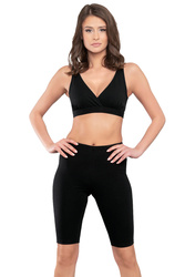 Italian Fashion Kolarki Spodenki bermudy, czarny