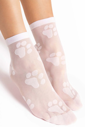 Skarpetki Fiore Pawpaw 20 DEN G1192 white
