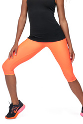 Legginsy fitness Reviver L9030/0 pomarańczowy