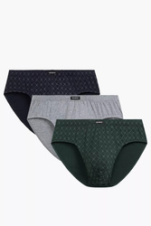 Slipy Atlantic 3MP-205 3-pack granat/szary/ciemnozielony