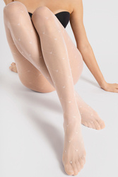 Rajstopy Fiore Cuori 20 DEN G6120 ecru