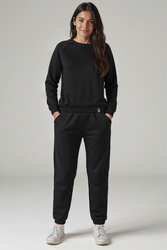 Komplet bluza+spodnie Vivisence 9204kmpl czarny