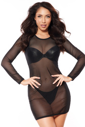 Nocna koszulka Axami V-10639 czarny