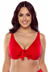 Kostium kąpielowy biustonosz miękki Vivisence 3202 czerwony