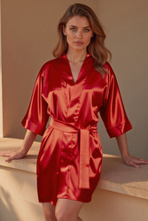 Szlafrok Vivisence 5033 czerwony