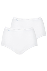 Wysokie figi Sloggi 10043769 Basic+ Maxi 2P 0003-white