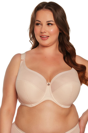 Biustonosz półusztywniany Gaia 1058M Sonia Maxi beżowy