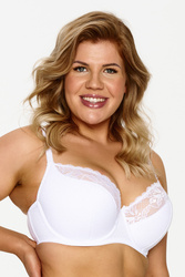 Lupo 112 Biustonosz półusztywniany, biały