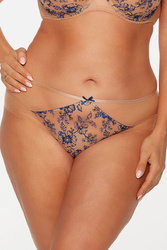 Figi Bella Misteria 38-101 Wiosenny Kwiat beżowo-niebieski