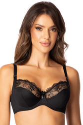 Biustonosz miękki Róża Ljufu czarny