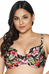 Kostium kąpielowy biustonosz usztywniany Ava SK-218 floral