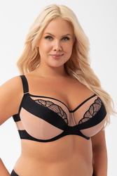 Biustonosz miękki Gorsenia K921 Davika czarny