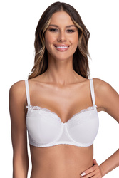 Biustonosz usztywniany Ava 2112 Azalea Maxi white