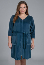 Szlafrok Vivisence 5011 ciemny turkus