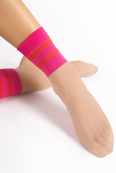 Skarpetki Fiore Dash 20 DEN G1190 pink/light natural