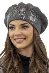 Vivisence 7050 Nakrycie głowy beret, ciemnoszary