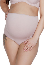 Mitex Mama Belly Majtki wysokie figi, powder pink