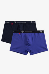 Bokserki Atlantic 2MH-1187 2-pak granat/fiolet