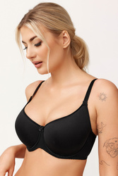 Biustonosz usztywniany Azal Sonia czarny