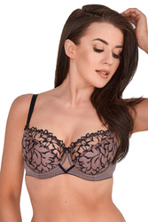 Biustonosz półusztywniany Gaia 1210 Olivia brązowy