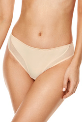 Gorteks Zara/S Majtki stringi, beżowy