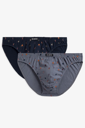 Slipy Atlantic 2MP-003 2-pak szary/granat