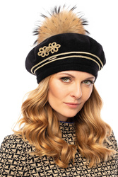 Vivisence 7066 Nakrycie głowy beret, czarny