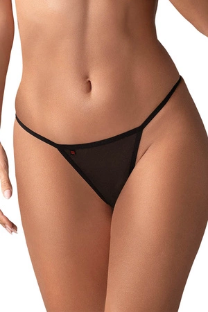 Obsessive Luiza thong Majtki stringi, czarny