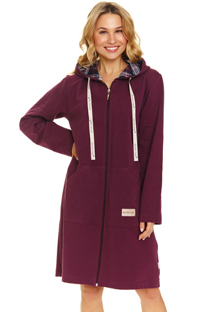 Szlafrok Doctor Nap SMZ.7107 burgundy