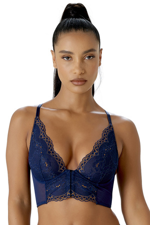 Braletka Gossard 7718 midnight blue/gold