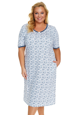 Koszula Doctor Nap TB.5157 navy bloom 