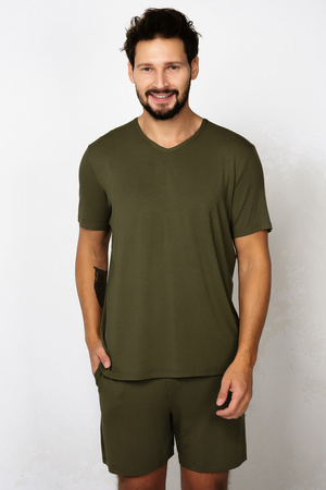 Nocna piżama Italian Fashion Dallas kr.r. kr.sp. khaki 