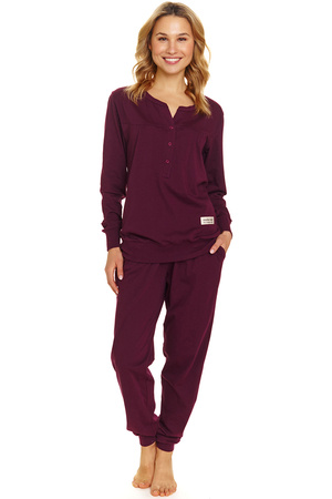 Piżama Doctor Nap PM.4349 burgundy